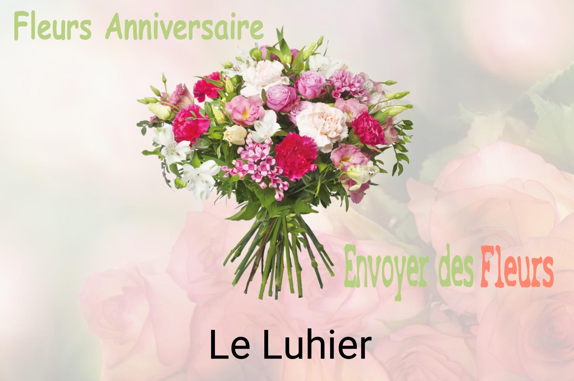 Bouquet de fleurs d’anniversaire livré à Le Luhier