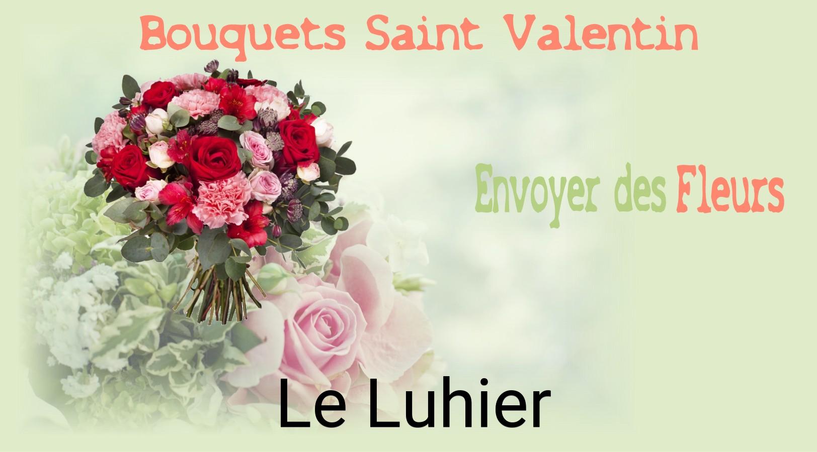 Roses de Saint-Valentin livrées à Le Luhier